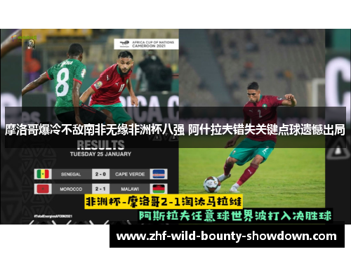 摩洛哥爆冷不敌南非无缘非洲杯八强 阿什拉夫错失关键点球遗憾出局